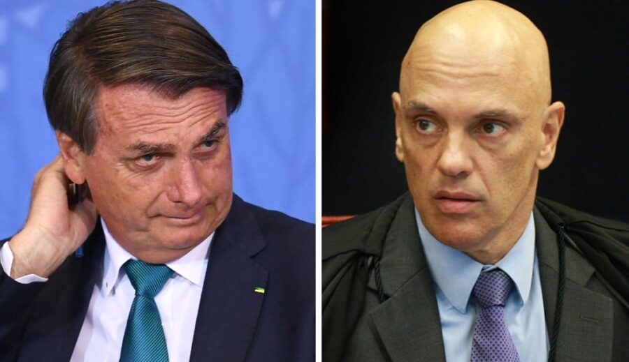 Bolsonaro e Moraes