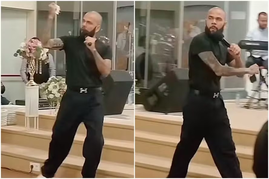 Após sair da prisão, Daniel Alves afirma ter “um pacto com Deus” em culto na Espanha