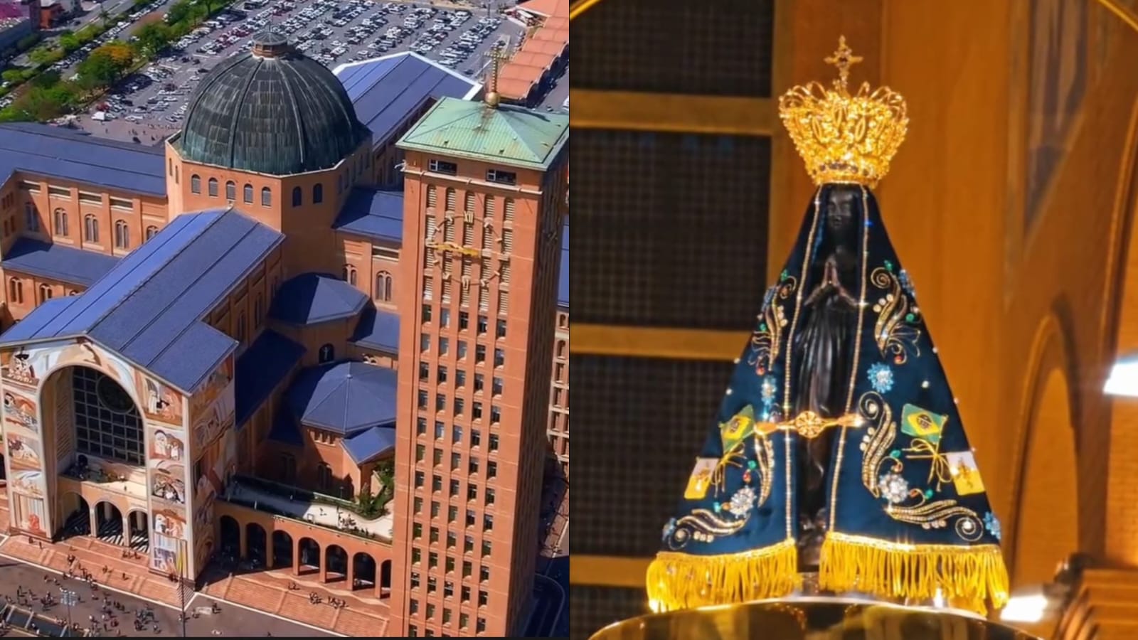 Milagre e Fé 450 mil fiéis lotam Aparecida no Dia da Padroeira do Brasil